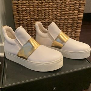 White Platform Sneaker